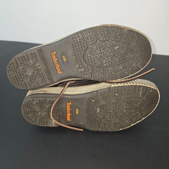 Timberland Smartwool Boots Sneakers Mens 10 Anti-Fatigue Brown Leather Gorpcore - Picture 10 of 11